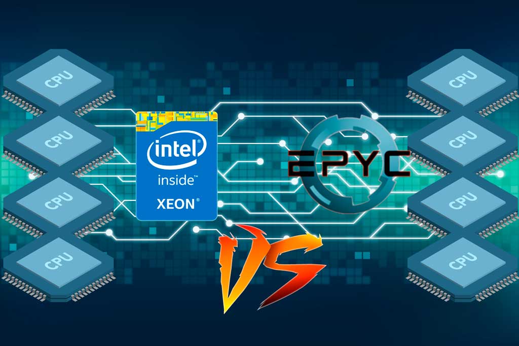 Intel Xeon Platinium vs AMD EPYC Rome in4 noticias