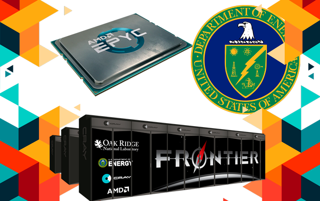 AMD EPYC y Graficas Radeon Instinct superordenador Frontier Departamente de energia de EEUU OakRidge National Laboratory in4 granada noticias