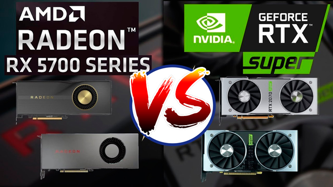 Nvida RTX Super vs AMD Radeon RX5700 in4 noticias
