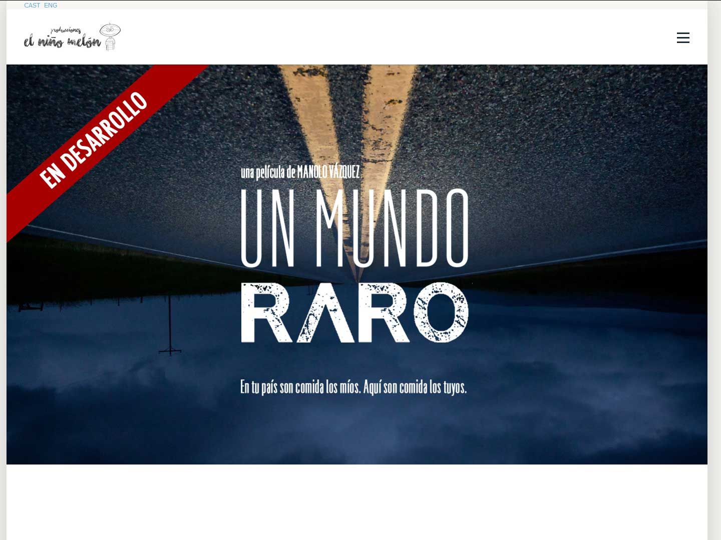 Diseño WebProfesional pagina web de Un mundo raro